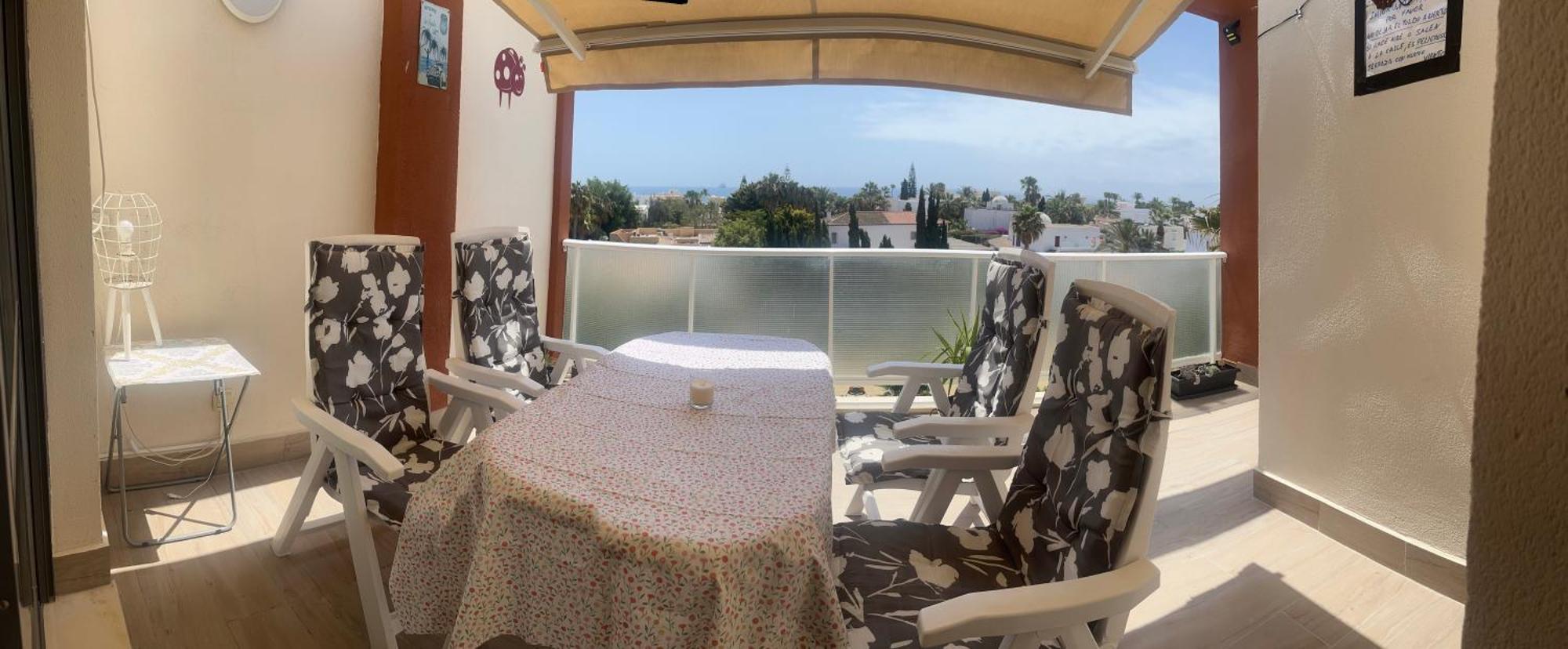 Los Pinos Del Mar - Atico Con Vistas Al Mar Vera Kültér fotó